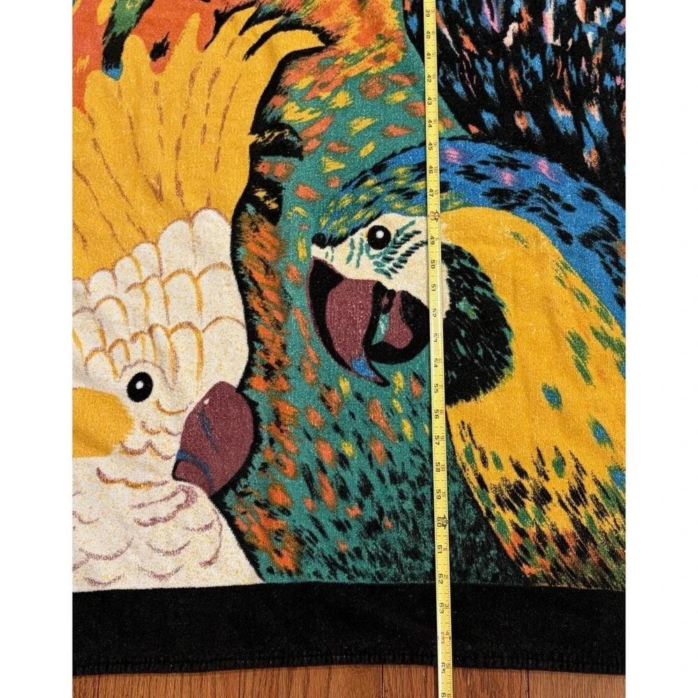 Jungle Oversized Big Beach Pool Bath Towel Tropical Cotton Parrots 35 X 65‎